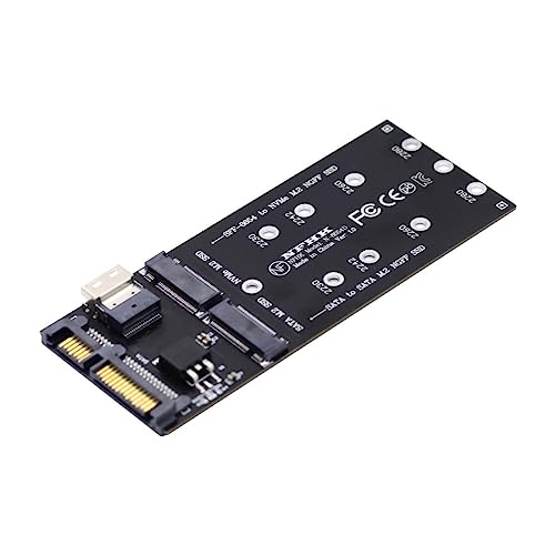 M.2 NVME PCIE SSD to SFF-8654 NGFF SATA SSD to SATA 2 in 1 コンボアダプター メインボード用 (NVEM SSD 変換 SATAには動作しません) 送料無料