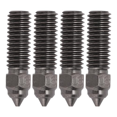 K1 ノズルキット 4個 3D プリンター硬化スチールノズル 高流量押出機ノズル CR M4 用 Vyper 用 Kobra ..