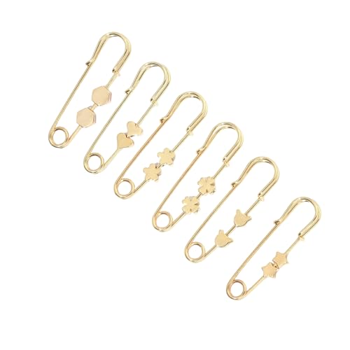 ブローチ 安全ブローチピン ストールピン 合金 装飾用 プレゼント 安全ピン 滑り止めピン ケース付き ..