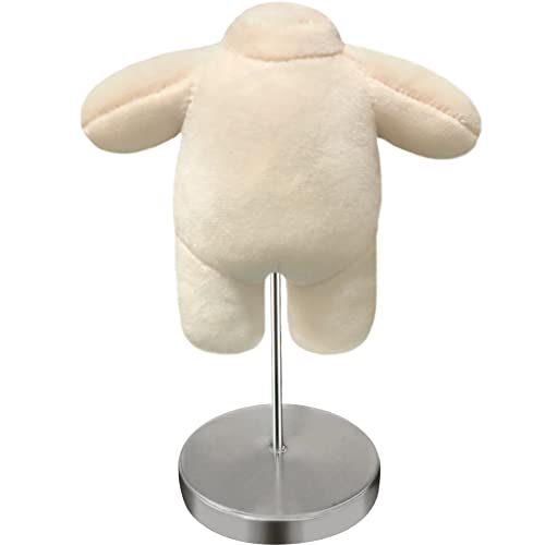 マネキン 綿人形 ディスプレイスタンド ドレスフォーム 人台 服装展示 トルソー 20cm ぬいぐるみ服用 ぬいぐるみ もふもふ 性別ない(15cm人台)