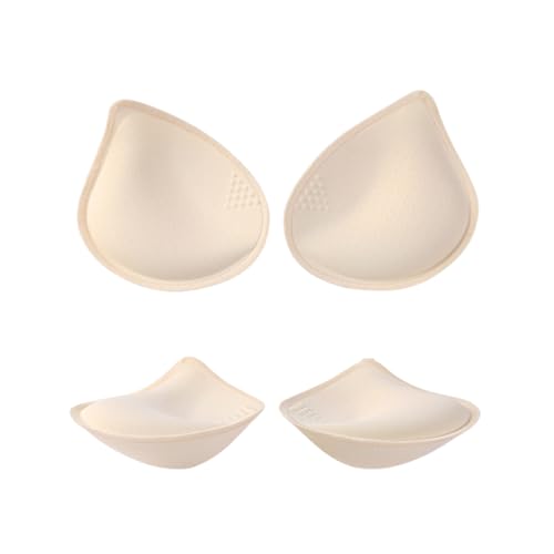 ブラパッド パッド ブラ 厚め 肌色 1ペア2枚 パットのみ 胸パット カップUP 蒸れない 極厚ブラパッド 縁処理 型崩れしにくい ブラジャー レディース スポーツ 水着 取り外し可能なブラ