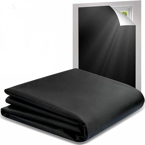 遮光シート 窓 遮熱フィルム 紫外線カット カーテン 遮光 窓用遮光シート (1.45×4M)