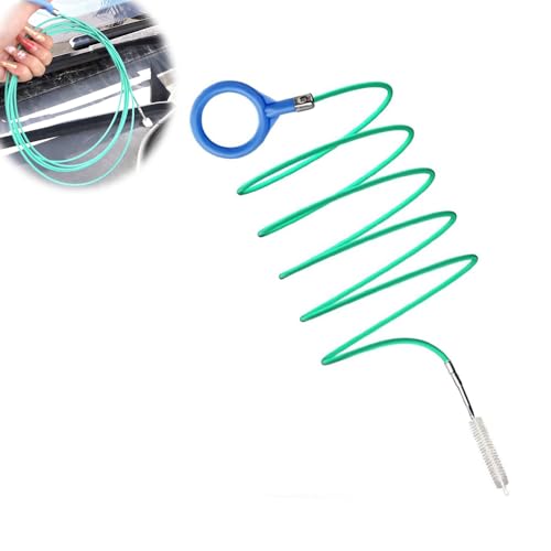 エアコン ドレンホースクリ パイプブラシ エアコン 排水 ドレンホースクリーナー 車用 サンルーフ 排水..