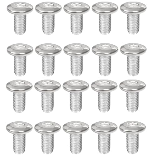 六角ボルト 20個セット 304ステンレス鋼 耐久性 家具継手 家具ボルト DIY 自動車 電気設備 家具 固定や..