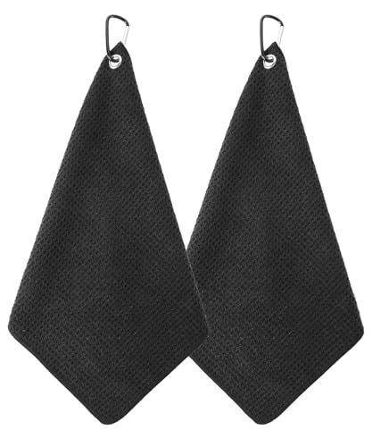 ゴルフタオル ゴルフクラブ タオル ゴルフボール クリーニングタオル ハンドタオル ゴルフグッズ カラ..