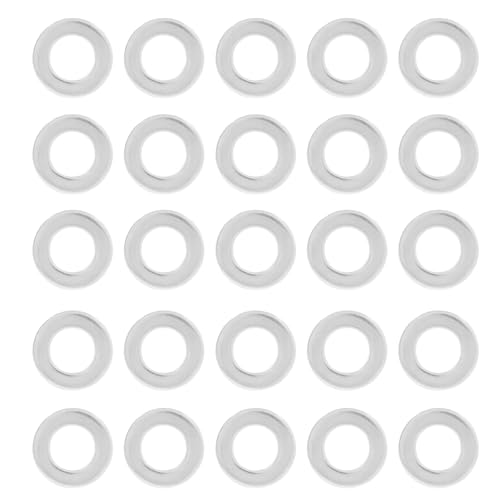 ドレンパッキン シーリングリング コンプレッションワッシャー ペダルワッシャー オイルドレンプラグガスケット オイル交換用 バイク車 自動車用 アルミニウム M14 20個 送料無料