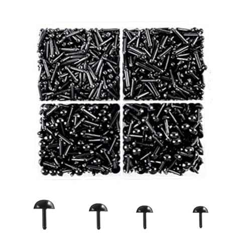 さし目 ぬいぐるみ 目 差し目 動物 手芸 め 約800個入り 3mm /4mm /5mm /6mm ドールメイキング DIY 縫..