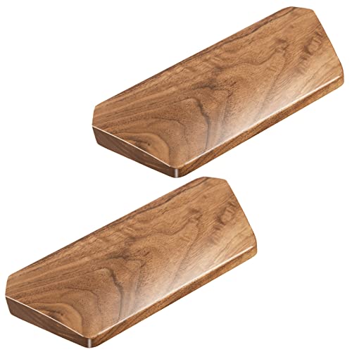 リストレスト アームレスト ウッドパームレスト ウォールナット 無垢材 天然木 おしゃれ すべり止め付 ..