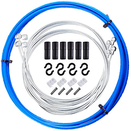 ブレーキケーブルセット 自転車ブレーキワイヤー バイクブレーキケーブル バイク自転車ロード リアブレ..