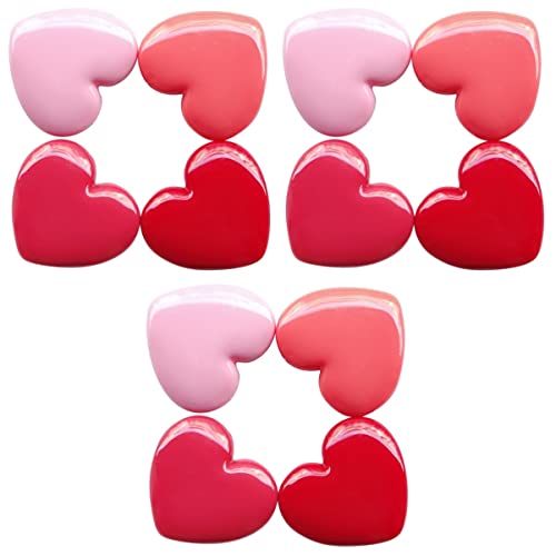 メイクパレット アイシャドー 空パレット メイクアップパレット アイシャドウケース パウダーボックス 手作り 化粧品DIYコンテナ アイシャドウ容器 DIY 化粧品 女の子 メイク用 12個セット ハート形