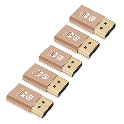 5個セット DispalyPort ダミープラグ ヘッドレス ゴースト ディスプレイエミュレータ ブルーライト付き PC 4K DP (ヘッドレス対応 1080(60Hz)～3840 x 2160(17Hz))