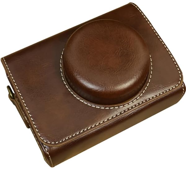 VLOGCAM ZV-1 II カメラケース ZV-1F ZV-1 PUレザー ショルダーストラップ 肩掛け ショルダーベルト付..