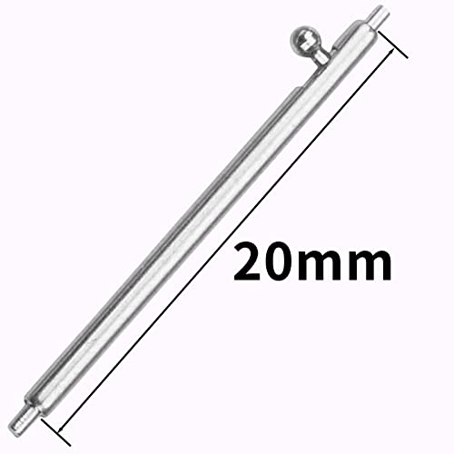 22mm 4本 時計ベルト ステンレススチール バネ棒 18mm 20mm 22mm サイズあり スライド式バネ棒 直径(直径) 1.8mm クイックリリーススプリングバー / プッシュボタン付 時計ラグリンクピン 22mm 送料無料