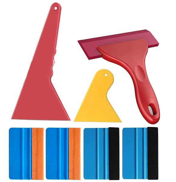 カーボンシート カーフィルム カッティングシート シール施工 スクレーパー ステッカー 貼付補助ツール..