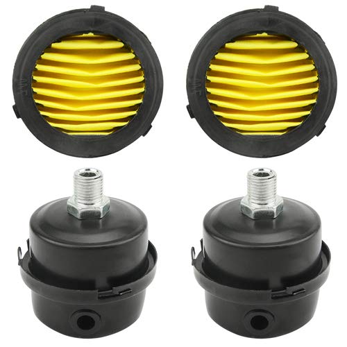 エアフィルター 1 / 4' 12.5mm 空気圧縮機サイレンサーフィルタ メタル 吸気フィルタ 小型エアーポンプ..