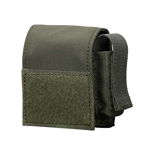 タバコ たばこ 煙草 ライター 収納 ポーチ ケース 収納ケース タバコケース タバコポケット 喫煙具 煙草入れ モールストラップ付き 携帯便利 グリーン