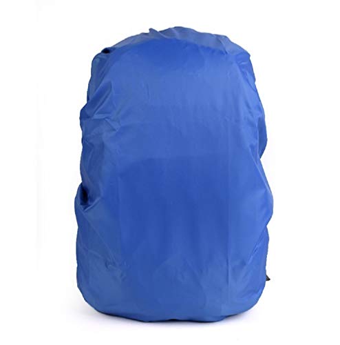 リュックカバー ザックカバー 18L-80L対応 バックパック 防水 防風 防塵 レインカバー 雨よけ ブルー X..