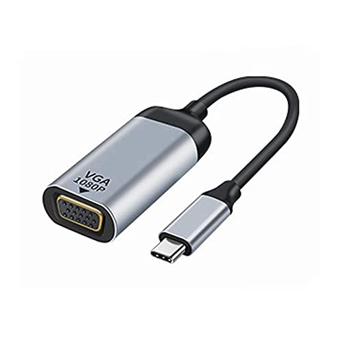 USB C Type C VGAケーブルモニターアダプター 1080p 60hz タブレット&電話&ノートパソコン用 送料無料