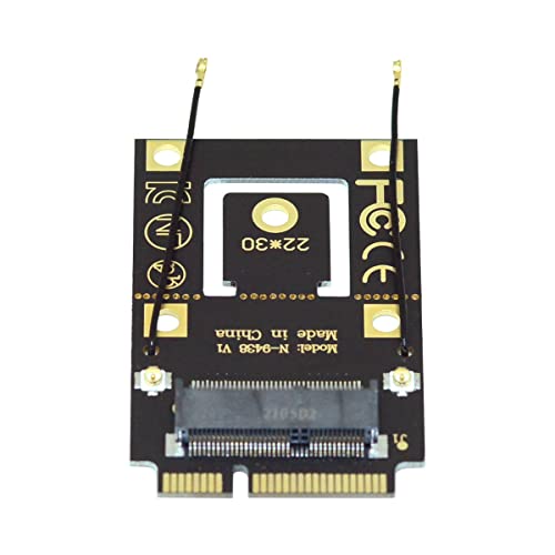 NGFF M.2 Key-A Mini PCI-E PCI Express コンバーターアダプター 9260 8265 7260 AC WiFiカード用 送料無料