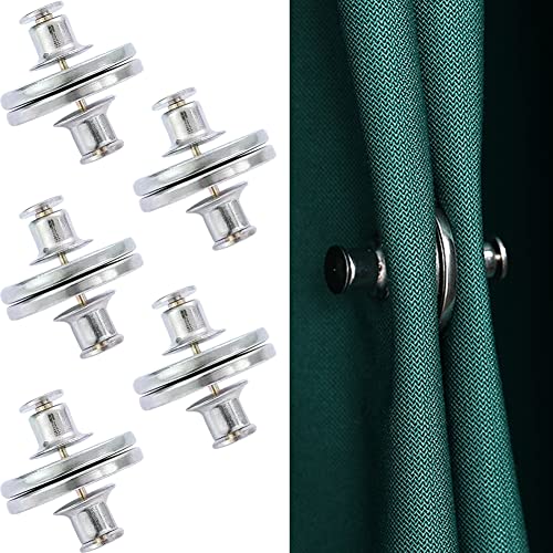 隙間 カーテン 光漏れ防止 磁気バックル 隙間うめる カーテンのマグネット 両開きカーテン用 工具不要 取り外し可能 セット（25MM 5組）