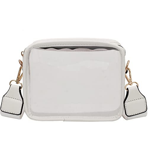 痛バ 見せバッグ ショルダーバッグ イベント 10-15cmぬいぐるみ用 外出 両面透明 スクエア バッグ PU製..