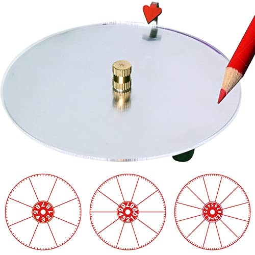 ターンテーブル ルーレット 宝くじ 小道具 水平 ゲーム 回転 おみくじ ゲーム 平置き DIY 抽選機 卓上 ..