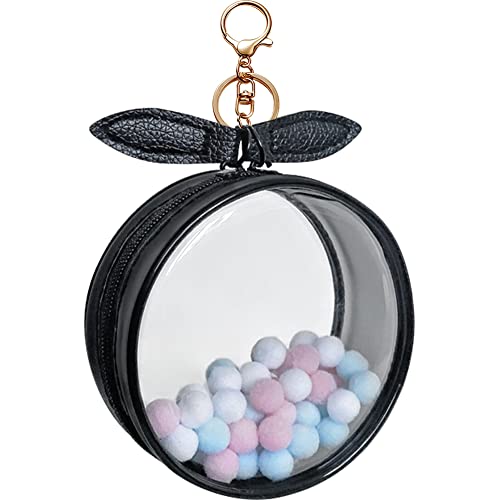 ケース バッグ 痛バック ぬいぐるみポーチ 兎耳 人形入れ 透明 ぬいぐるみ用 小物 防水 クリアポーチ（..