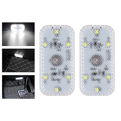 ホワイト 車内灯 LED タッチライト ルームランプ 室内灯 ナイトライト フットライト 間接照明 懐中電灯..