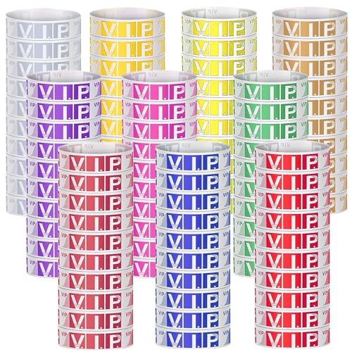 1000枚 使い捨て リストバンド 10色 防水 手首 入場 バンド テープ イベント用 リストバンド 適用コンサート 遊園地 クラブ ビーチ イベント 人数 カウント 再入場管理 送料無料