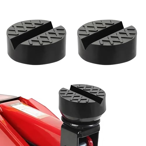 ジャッキパッド ジャッキポイント アダプタ ラバー スリップ防止 操作簡単 持ち上げられの車傷害を防止 アクセサリー ゴム製 互換品 代替品 社外品 (ニッサン用-2個セット)