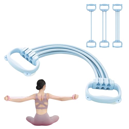 ストレッチチューブ トレーニングチューブ 6段階調節可能 15～90ポンド 全身に使用可能 滑り止め 高弾性 壊れにくいです 洗濯可能 ゴムチューブ 筋力トレーニングストレッチ 背中 腕 腰 脚 肩甲骨トレーニング 送料無料