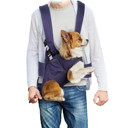 犬 キャリーバッグ 犬 抱っこ紐 ペットスリング 犬猫兼用 2WAY 抱っこバッグ スリング 通気 おんぶ紐 飛び出し防止 両手解放 快適 中型 小型犬 / 猫兼用 お出かけ用 (S)