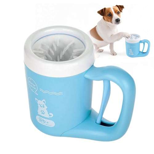 犬足洗い 犬足洗いブラシ ペット用 犬 ワンちゃん 足洗いカップ シリコンブラシ 柔らかい 洗浄 半自動 ..