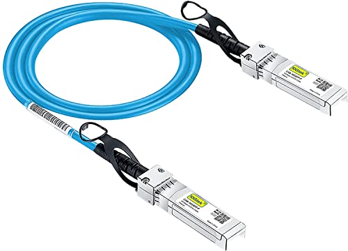 10G SFP+ ケーブル SFP+ DAC Twinaxケーブル Cisco SFP-H10GB-CU Meraki Ubiquiti UniFi Mikrotik Intel Fortinet Netgear Arista D-Link Supermicro TP-Linkなど互換 0.5m 青 送料無料