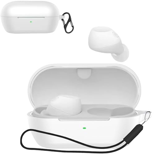 ■商品説明■ Sony WF-C710N ケース カバー (カラビナ付き+ストラップ付き ) シリコン Sony WF-C710N 対応 便利 カラビナ付 旅行 軽量小型 装着充電可能 Sony WF-C710N ケース カバー(ホワイト) 対応機種 ： Sony WF-C710N の対応ケースです。しっかり保護 衝撃を吸収できる高品質シリコン素材を採用することで、優れた保護力を発揮します。柔軟に変形しない、油を噴き出す技術を加え、手触りを防ぎ、指紋の汗を防ぎ、触感が良好である。イヤホンが落ちた時に衝撃を緩和することができます。携帯便利・紛失防止 ケースは軽量でカラビナが付いていますので、バックやカギに付けて持ち歩くやすいです。イヤホンの保管時にもフィット感が高く、滑り落ちることがありません。紛失防止のワイヤーホルダーは、財布、リュック、ズボン、鍵と組み合わせて、紛失や盗難を防ぐことができます。充電らくらく ケースの下に充電穴があり、WF-C710N の充電口と完全に合わせて、ケースを外さなくても直接に充電できます。 ★重要：商品画像はできる限り実物を再現するよう心掛けておりますが、ご利用のモニター、環境等により、実際の色そのものとは若干違う場合がございます。★本商品は社外品、代替品となります。(メーカー純正品ではございません。)★注意：取り付け方法や使用環境、相性に関するサポートは行っておりません。また、商品の使用により生じた如何なる損害・被害も、弊社では一切の責任を負いかねますので予めご了承ください。製品の特徴 高品質素材 上質な見た目と質感で、お手入れも簡単な上質なレザーを採用しているので。全面保護 高品質レザー製で、全くかさばることなくお使いのイヤフォンを落下、衝撃、擦り傷からしっかり保護します。充電が簡単 ケースの下に充電穴があり、充電口と完全に合わせて、ケースを外さなくても直接に充電できます。ケースを装着したままで イヤホンや充電コネクターの接続、タッチパネルの使用など操作性も確保しております。使いやすい ワイヤレスイヤホンの充電方法（通常またはワイヤレス充電）に関係なく、便利な充電のための底部の切り欠きを取りSony WF-C710N ケース カバー (カラビナ付き+ストラップ付き ) シリコン Sony WF-C710N 対応 便利 カラビナ付 旅行 軽量小型 装着充電可能 Sony WF-C710N ケース カバー(ホワイト)
