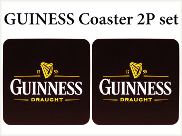 コースター GUINNESS ギネスビール /2枚セット bar おしゃれ グラスマット ビンテージ ガレージコースター 男前コースター アメリカン雑貨 アメリカ雑貨 おしゃれコースタ