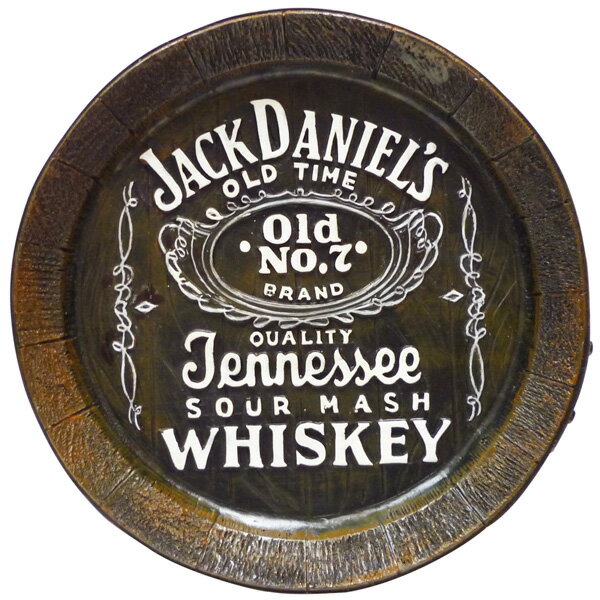 ジャックダニエル ウォールディスプレイ バレルサイン ウイスキー樽型 立体看板 36cm jackdaniels 酒樽 Bar 店舗用 看板 壁掛け インテリア オールドアメリカン ビンテージ インテリア アメリカン雑貨