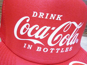 コカ・コーラ（Coca-Cola）アメリカン メッシュキャップ レッド COCA・COLA CAP アメカジ カジュアル【ベースボールキャップ】帽子 ブランド ドリンク アメリカ雑貨 アメ雑貨 コカコーラ 西海岸風 インテリア アメリカン雑貨