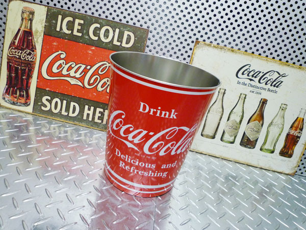 コカ・コーラ ダストボックス ゴミ箱 バケツ コカコーラグッズ コカ・コーラ ダストボックス ゴミ箱 バケツ コカコーラグッズ