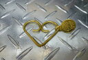 JEAN RING キーリング（ハート） KEY RING キーホルダー ジーンリング クローム 真鍮 キーリング jeanring 鍵 カギ アメカジ 西海岸風 インテリア アメリカン雑貨