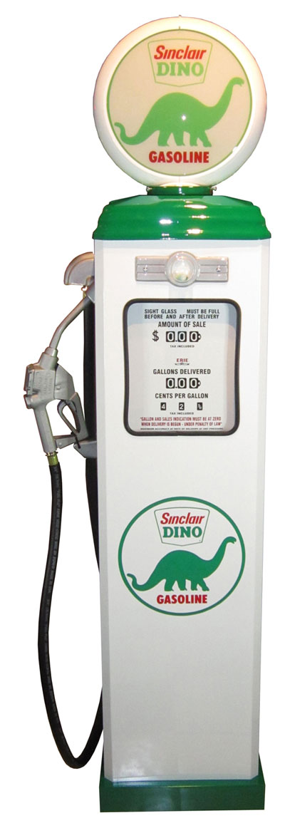 1950年代のガスポンプ DINO ライト付き オブジェ 195cm 《GAS PUMP》 プロモーション ガレージ 西海岸風 インテリア アメリカン雑貨