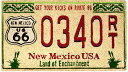 アメリカン ココナツマット ROUTE66 （ルート66/ニューメキシコ/AZ188）70×40cm 屋外用 玄関マットガレージマットエントランスマッット おしゃれマットアメリカン雑貨