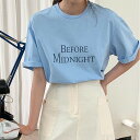 【ネコポス送料無料】 ELIM BEFORE MIDNIGHT ロゴTシャツ ホワイト/ベージュ/パープル/ミント/ライトブルー/ブラック