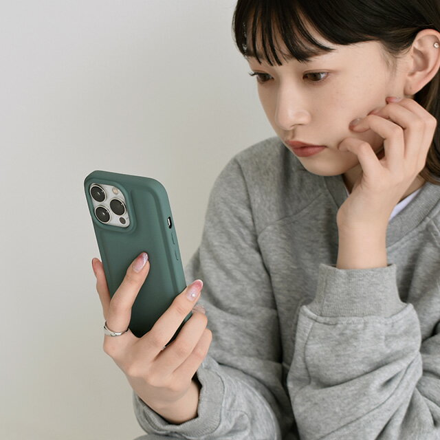 ネコポス配送 くすみカラー シンプル iPhoneケース iPhone14 iPhone14pro iPhone13...