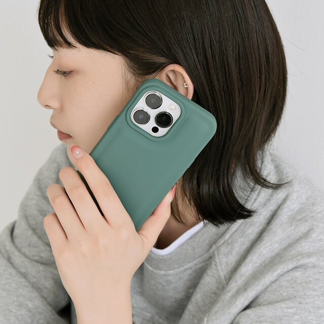 ネコポス配送 くすみカラー シンプル iPhoneケース iPhone14 iPhone14pro iPhone13...