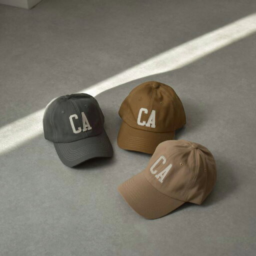 CAキャップ ベージュ/ブラウン/チャコール CAキャップ ベージュ/ブラウン/チャコール