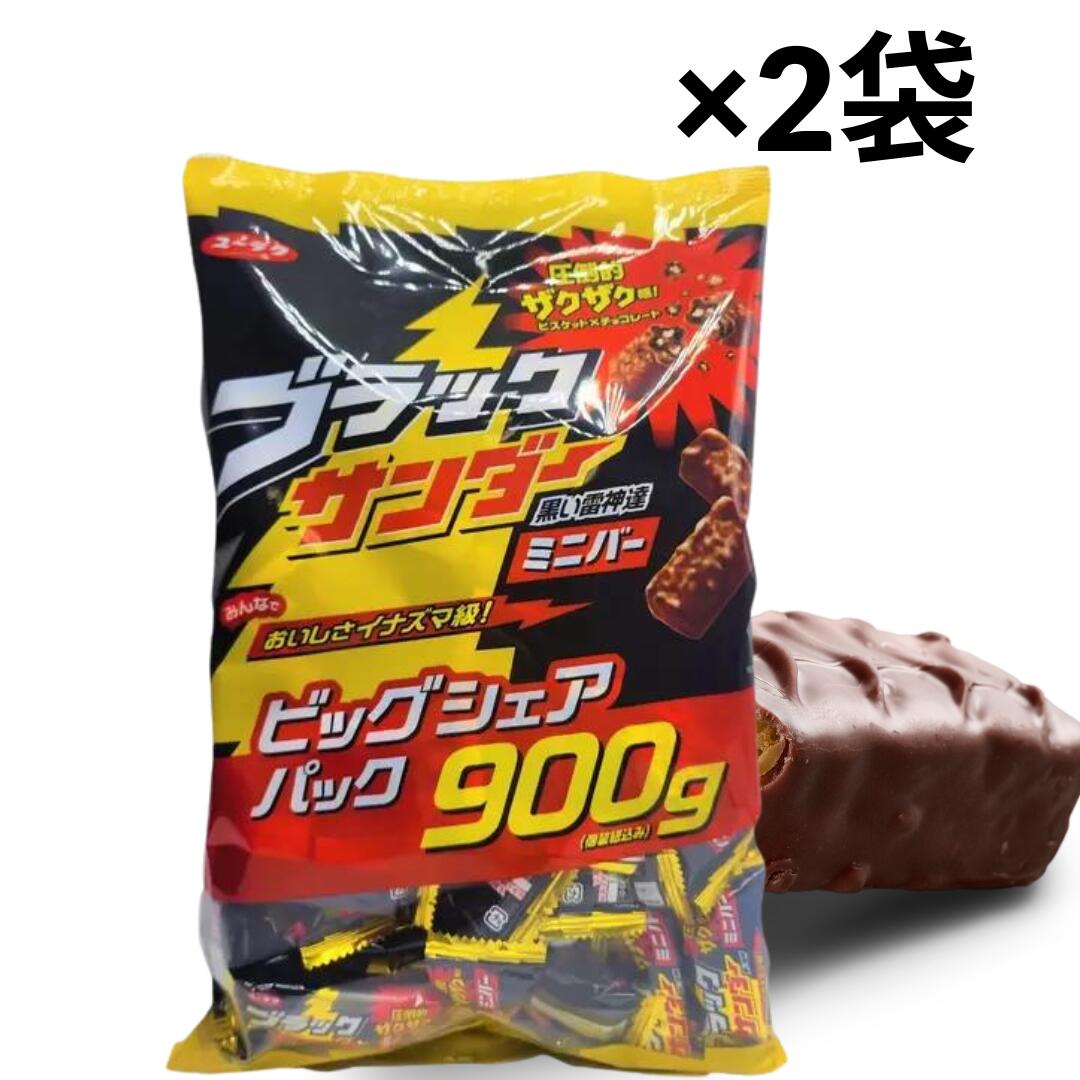 ブラックサンダー ビッグシェアパック(900g) ×2袋