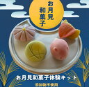 ナチュラル和菓子体験キット お月見バージョン【160g】こしあん or チョコあん|着色料不使用 ねりきり 手作りキット 和菓子 DIY 秋 限定 スイーツ ギフト 送料無料 プレゼント 誕生日 お祝い