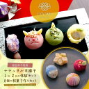 ナチュラル和菓子体験キット【460g】【こしあん＆チョコあん】8種【材料＆道具＆レシピ】着色料不使用 ねりきり 手作りキット 和菓子 菓子 お茶菓子 誕生日プレゼント ギフト　手土産 季節の上生菓子 おうち時間　送料無料　和菓子手作りキット　アマビエ　アマビエ菓子