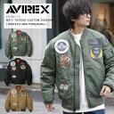 週末限定ポイント10倍 AVIREX アヴィレックス MA-1 TOP GUN/ MA-1 トップガン エムエーワン ワッペン ミリタリー フライトジャケット 6..